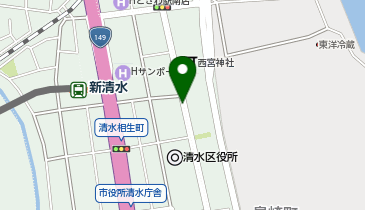 アットパーク清水旭町の地図画像