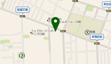 アットパークライフ川崎塚越店の地図画像