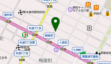 アットパーク静岡上石町の地図画像
