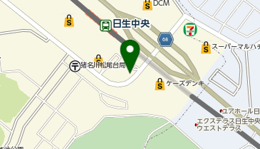 日生中央駅前交通広場駐車場の地図画像