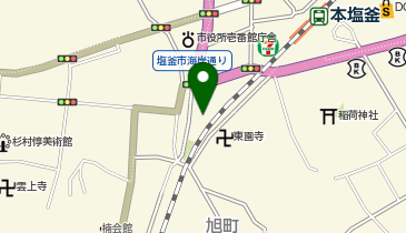 塩竈中央公共駐車場の地図画像