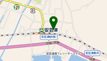安芸津駅前北駐車場の地図画像