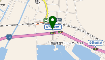 安芸津駅前南駐車場の地図画像