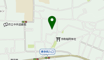 アットパーク川越市上下水道局駐車場の地図画像