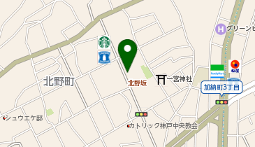 P.ZONE 北野坂の地図画像