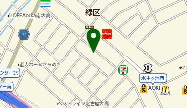 P.ZONE 南大高の地図画像