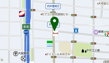 P.ZONE 大手通の地図画像