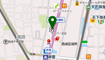 P.ZONE 岸里の地図画像