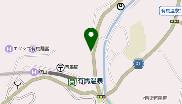 P.ZONE 有馬温泉の地図画像