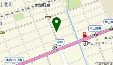 P.ZONE 本山中町の地図画像