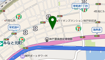 P.ZONE 海岸通の地図画像
