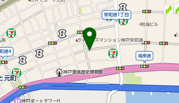 P.ZONE 海岸通第3の地図画像