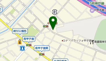 P.ZONE 甲子園球場前第2の地図画像