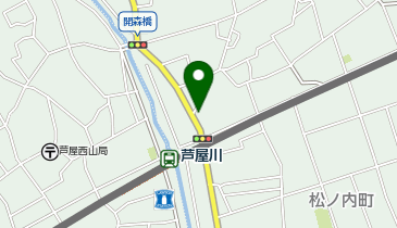 P.ZONE 芦屋川の地図画像