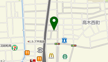 P.ZONE 西宮北口の地図画像