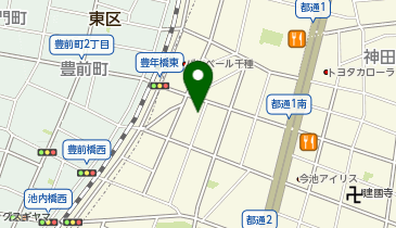 P.ZONE 豊年町の地図画像