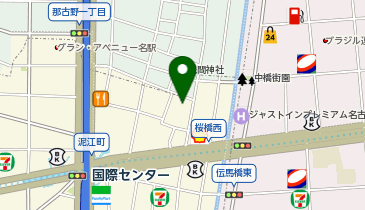 P.ZONE 那古野1丁目の地図画像