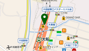 P.ZONE 鎌倉大船第2の地図画像