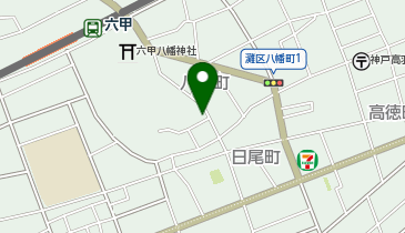 P.ZONE 六甲八幡町の地図画像