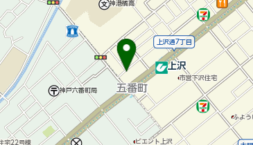 P.ZONE 上沢通の地図画像