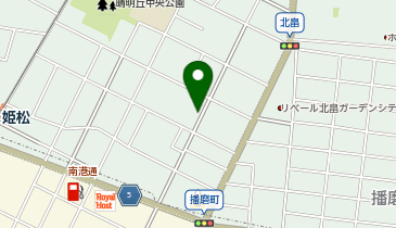 P.ZONE 北畠第2の地図画像