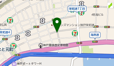 P.ZONE 海岸通第4の地図画像