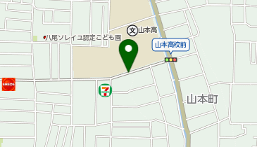 P.ZONE 八尾西山本町の地図画像