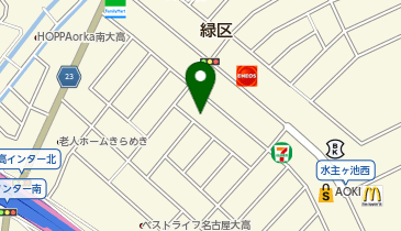 P.ZONE 南大高第2の地図画像