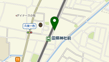 P.ZONE 田県神社前駅前 の地図画像