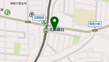 P.ZONE 北鈴蘭台駅前第2の地図画像