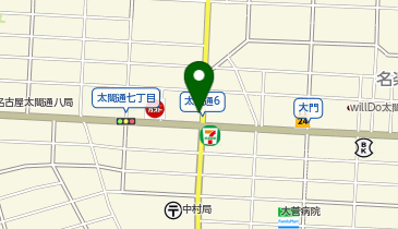 P.ZONE 太閤通6丁目の地図画像