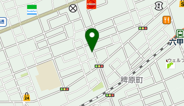 P.ZONE 六甲町第2の地図画像