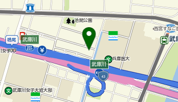 P.ZONE 兵庫医大前の地図画像