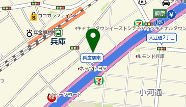 P.ZONE 兵庫駅前の地図画像