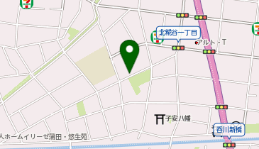 P.ZONE 北糀谷の地図画像