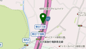 パーク・ワン緑地の地図画像