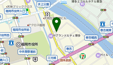 タイムリンク西中洲の地図画像