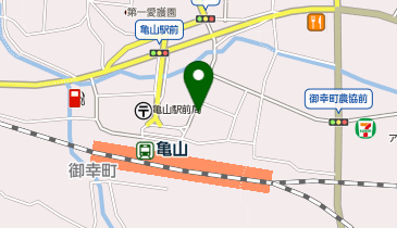 とめたろう亀山駅の地図画像