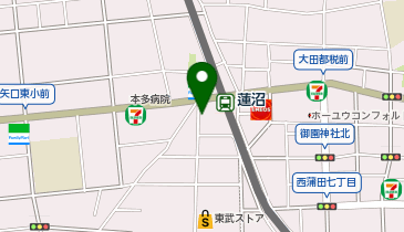 ユアーズ・パーキング東矢口第3駐車場の地図画像