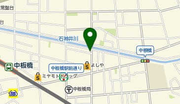 ユアーズ・パーキング中板橋第1駐車場の地図画像