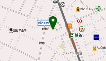 ユアーズ・パーキング越谷西口駅前駐車場の地図画像
