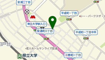 ユアーズ・パーキング安浦町第1駐車場の地図画像