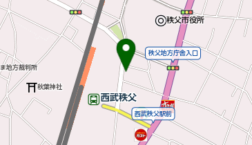 ユアーズパーキング秩父第1駐車場の地図画像