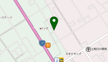 アセットウェルパーク上尾市上の地図画像