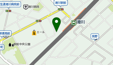 滑川駅前駐車場の地図画像