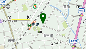 市営砺波駅南駐車場の地図画像