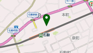 石動駅前駐車場の地図画像