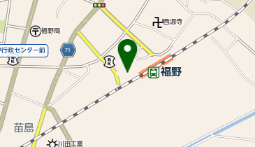 福野駅前駐車場の地図画像