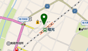 福光駅西口駐車場の地図画像