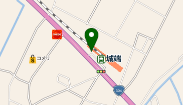 城端駅前駐車場の地図画像